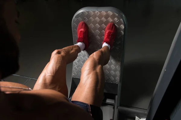 허벅지 근육 운동 — 스톡 사진
