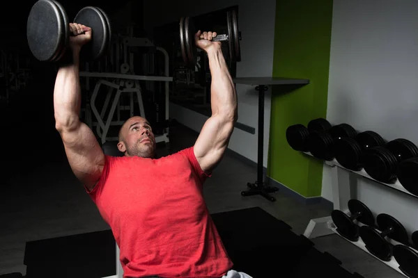 Chest Exercise In A Gym — Stock Photo, Image