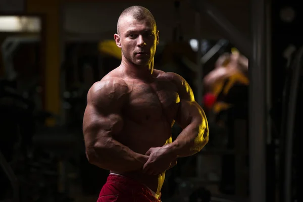 Retrato de un hombre musculoso físicamente en forma —  Fotos de Stock