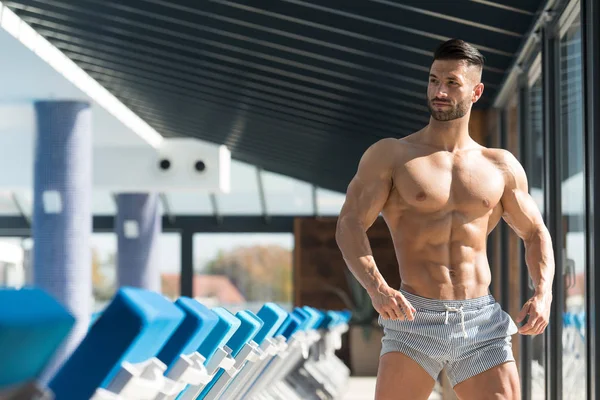 Portrait Of A Muscular Sexy Man In Underwear — Stock Photo, Image