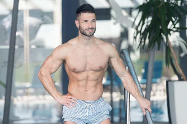 Portrait Of A Muscular Sexy Man In Underwear — Stock Photo, Image