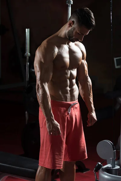 Porträt eines Fitness-Muskelprotzes — Stockfoto