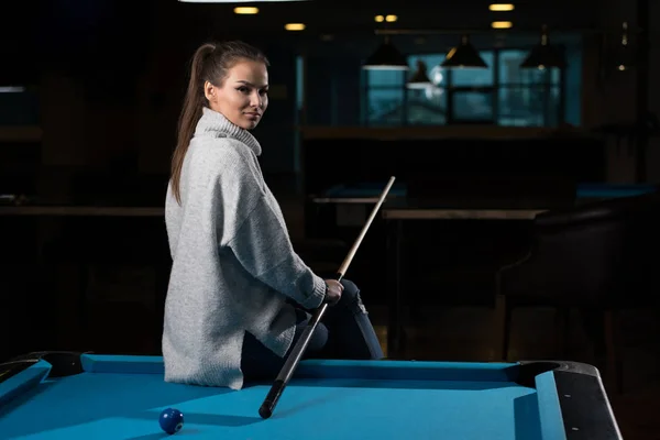 Playing Billiard — Stock Photo, Image