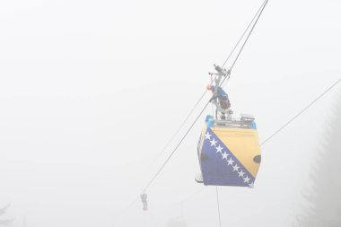 Alpinist kurtarma insanlar egzersizdir gondol araba