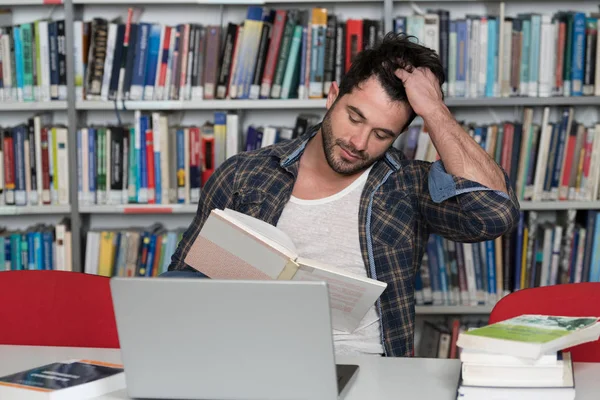 Unhappy Student With Too Much to Study — Stock Photo, Image