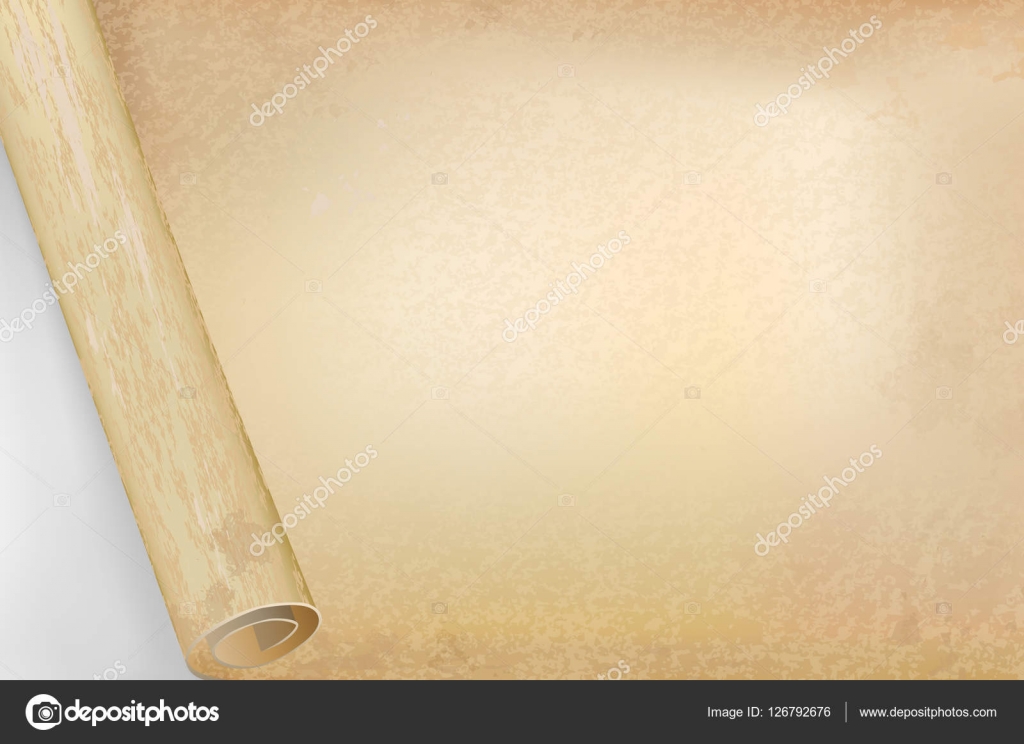 Vellum or papyrus opened scroll Stock Vector Image by ©ilonitta 126792676