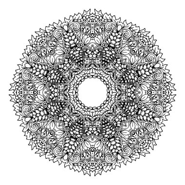 Mandala etnik dekoratif öğe. 