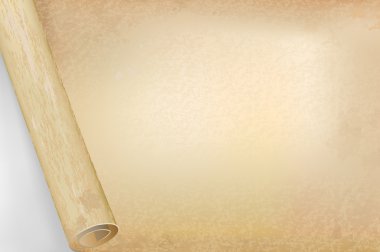 Vellum veya papirüs açık parşömen