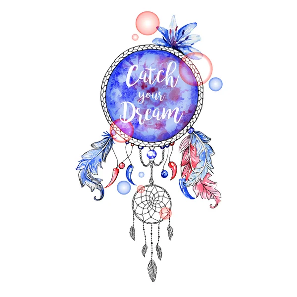 Indyjski dream catcher — Wektor stockowy