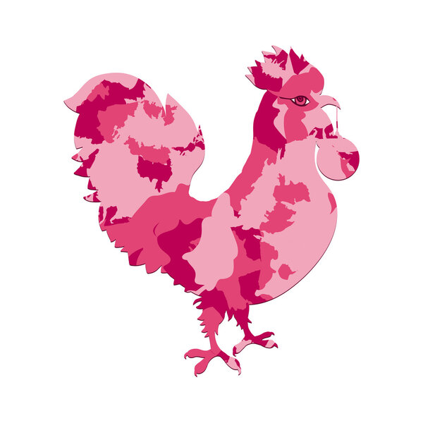 Rooster, symbol of 2017 