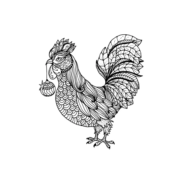 Gallo, símbolo de 2017 — Archivo Imágenes Vectoriales