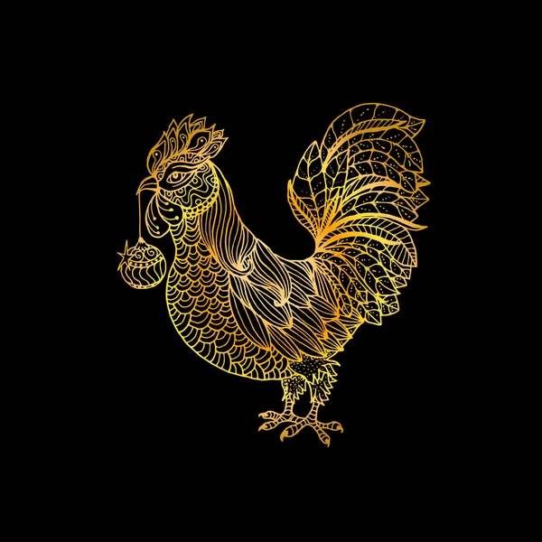 Gallo, símbolo de 2017 — Archivo Imágenes Vectoriales