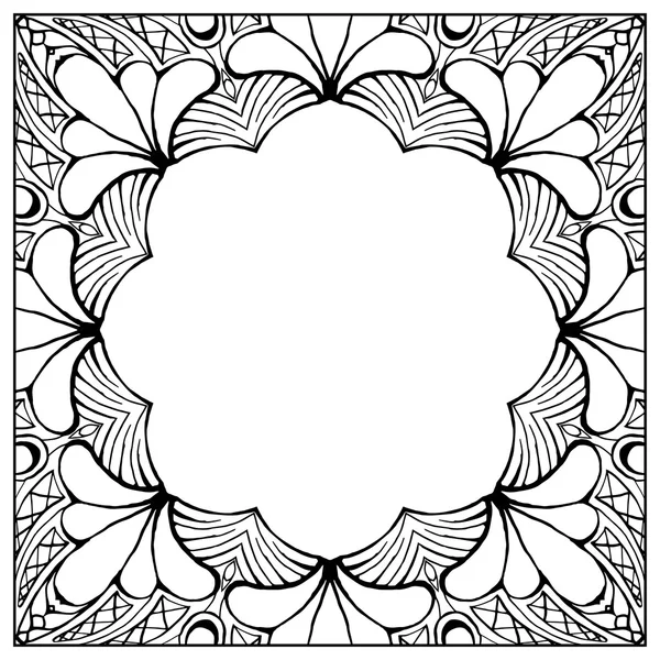 Mandala ethnic decorative element. — Stock Vector