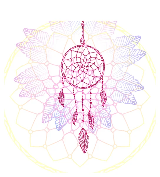 Indiska dream catcher — Stock vektor