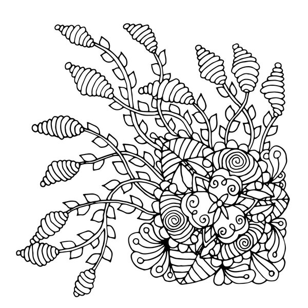  Ethnic doodle ornament