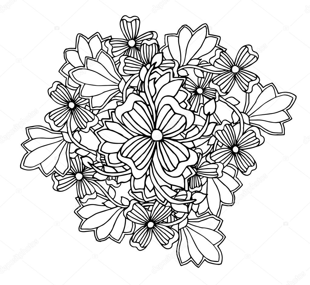  Ethnic doodle ornament