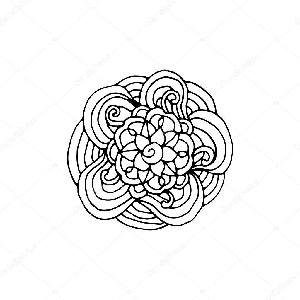  Ethnic doodle ornament