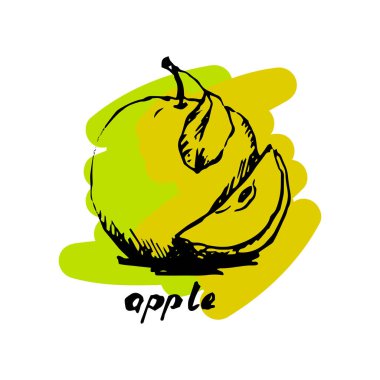 Yeşil meyve el çekilmiş