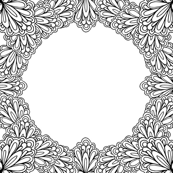 Красивая свадебная рамка
