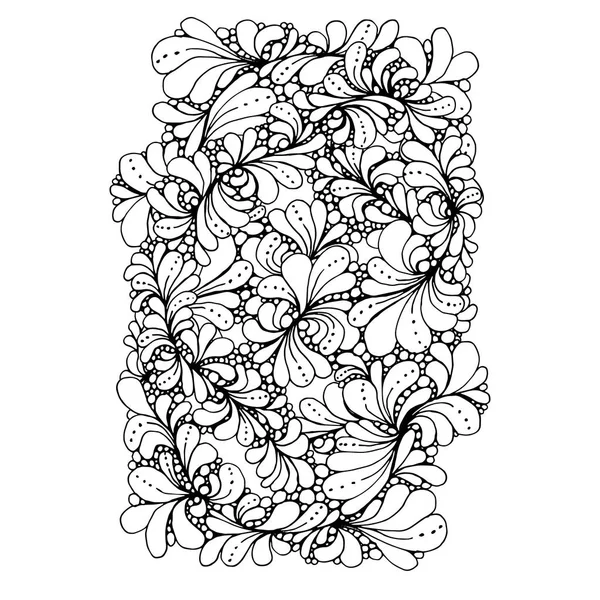 Belle carte avec des fleurs — Image vectorielle