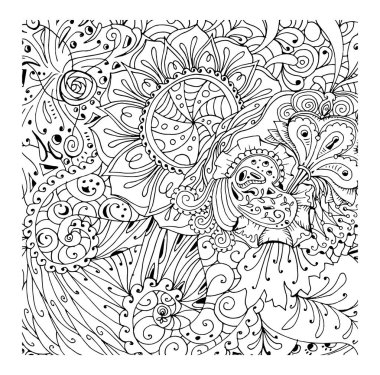 soyut fantastik desen