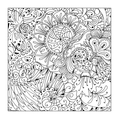 soyut fantastik desen