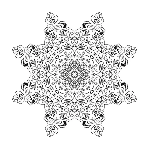 Mandala dekoratives Element — Stockvektor