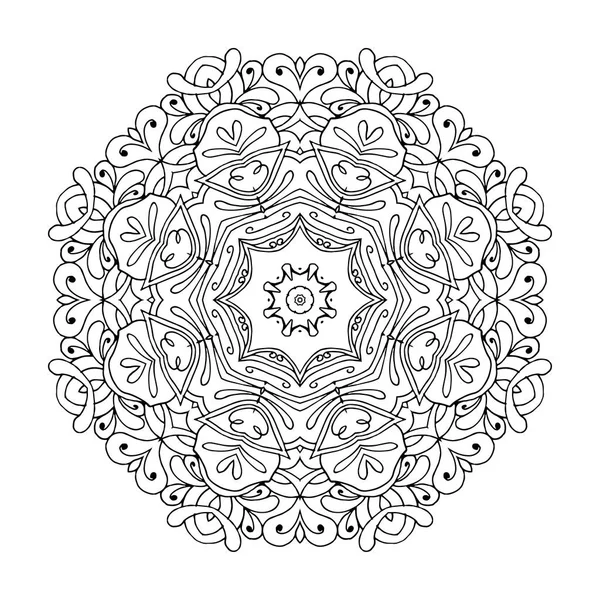 Mandala elemento decorativo — Vettoriale Stock