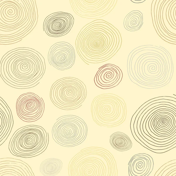 Espirales de madera estilizada textura — Vector de stock