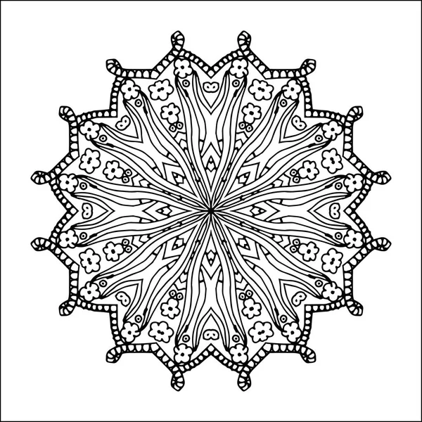 Mandala dekoratif öğe — Stok Vektör