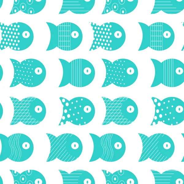 Poisson modèle sans couture — Image vectorielle