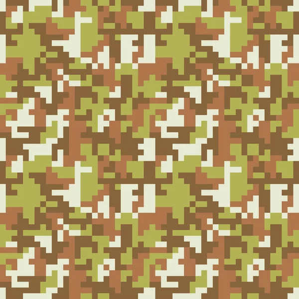 Modèle avec camouflage vert — Image vectorielle