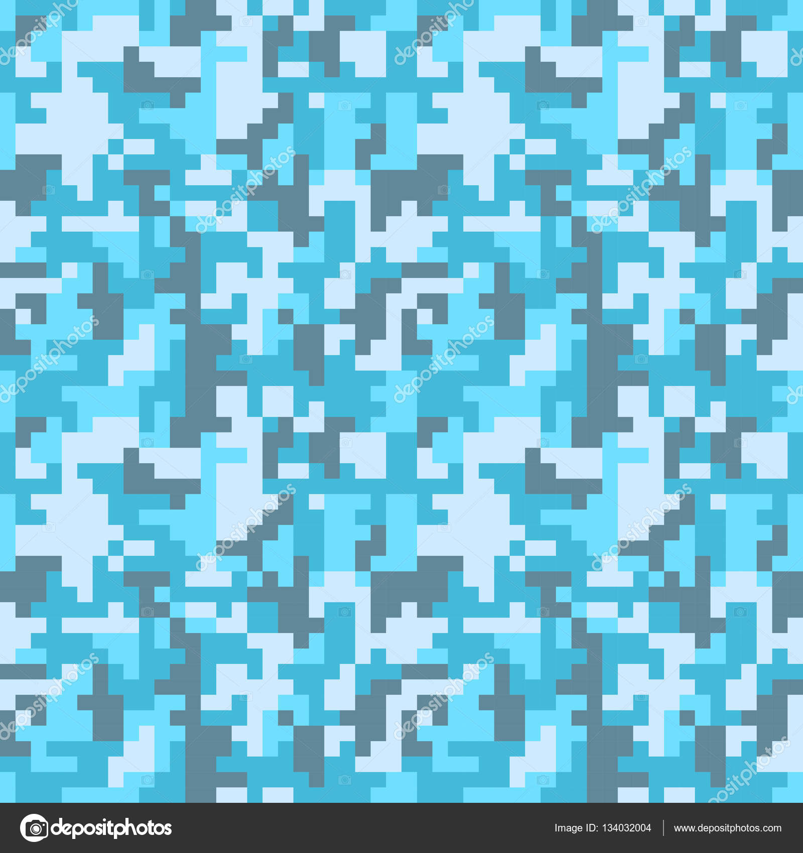 Pattern with blue camouflage — Stock Vector © ilonitta #134032004