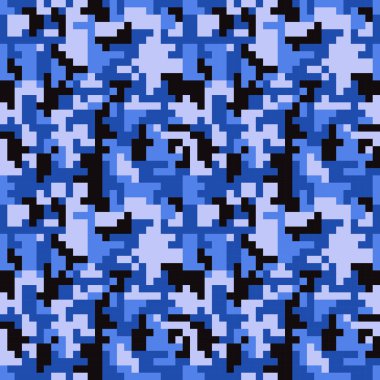 Mavi kamuflaj deseni