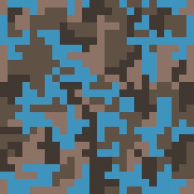 Mavi kamuflaj deseni