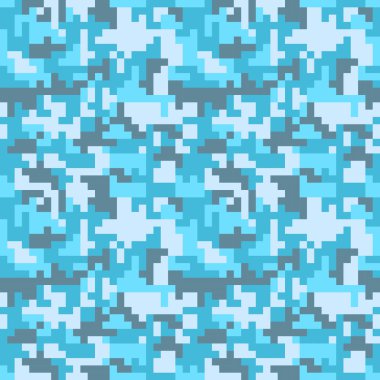 Mavi kamuflaj deseni