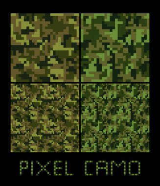 Piksel camo seamless modeli