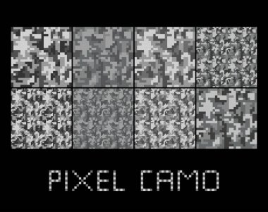  Piksel camo seamless modeli