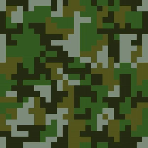 Modèle avec camouflage vert — Image vectorielle