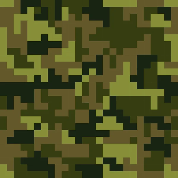 Modèle avec camouflage vert — Image vectorielle