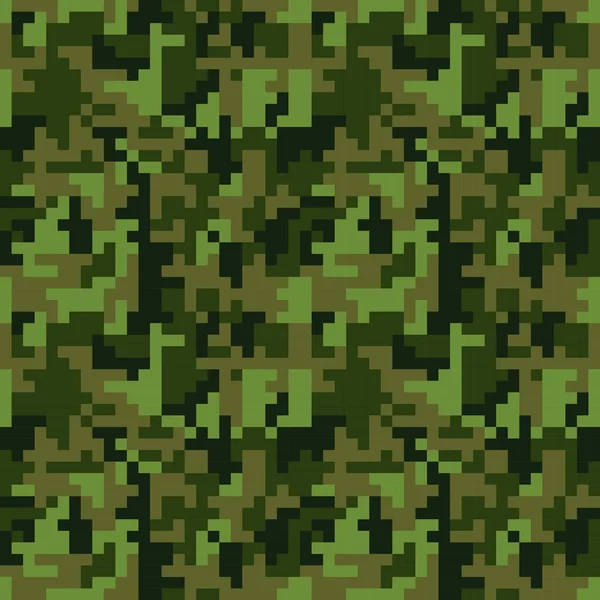 Padrão com camuflagem verde — Vetor de Stock