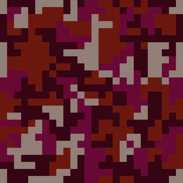 Шаблон с розовыми и красными камуфляжами — стоковый вектор