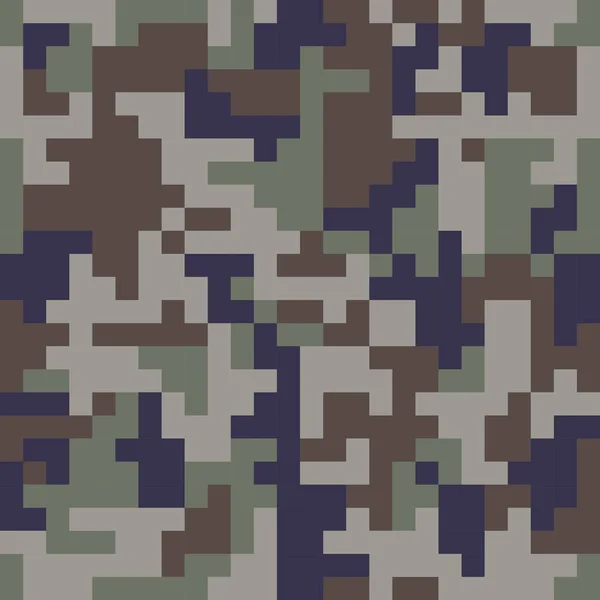 Modèle avec camouflage foncé — Image vectorielle