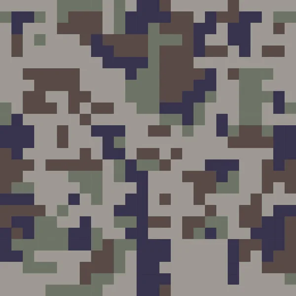 Mönster med mörka kamouflage — Stock vektor