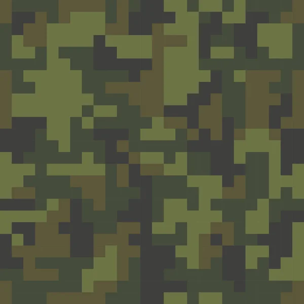 Modèle avec camouflage vert — Image vectorielle