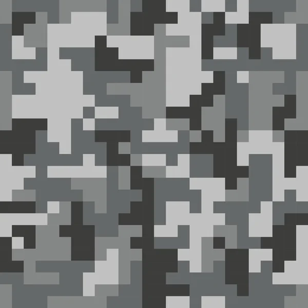 グレーの迷彩パターン — ストックベクタ