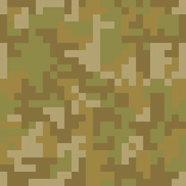 Pixel camo motif sans couture — Image vectorielle