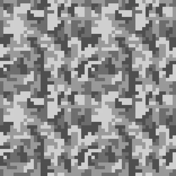 Patrón con camuflaje gris — Archivo Imágenes Vectoriales