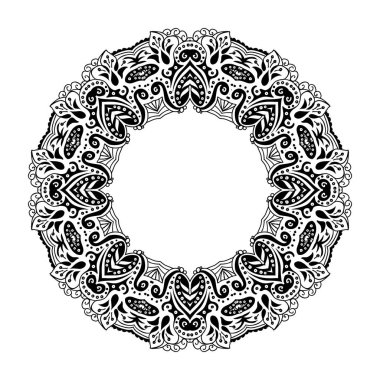 Mandala. Etnik elemen dekoratif