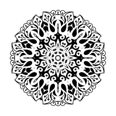 Mandala. Etnik elemen dekoratif